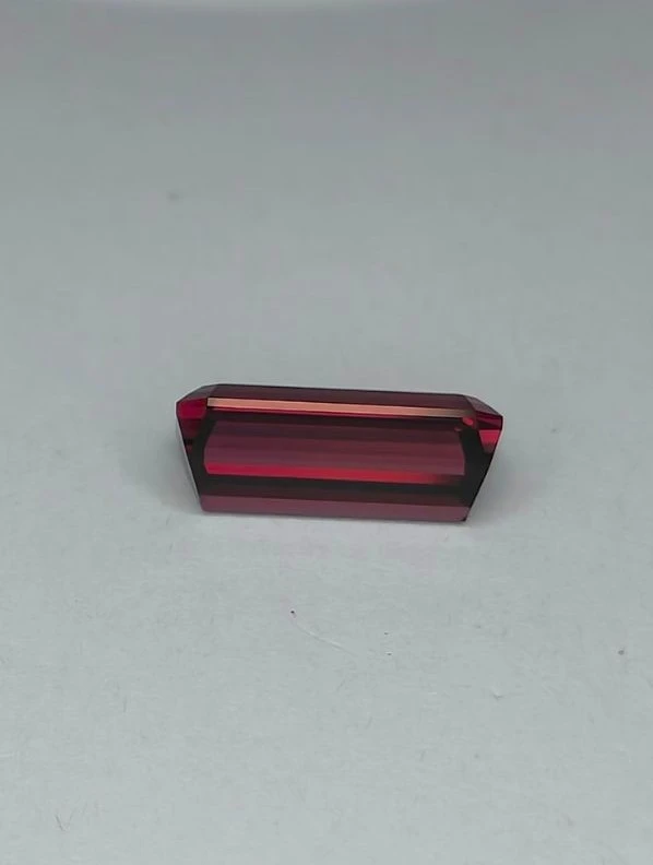 7.99ct Natural Tourmaline Emerald Cut Faceted Loose Gemstone From Afghanistan — view 2